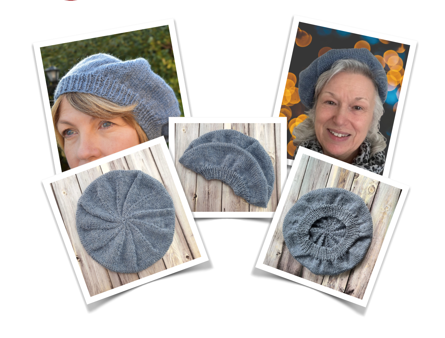Collage of Classic Beret photographs